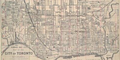 Карта Торонто 1902