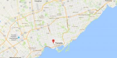 Карта Троице–Bellwoods район Торонто