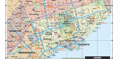 Карта туриста Торонто