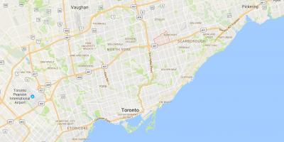 Карта Тэм О'Шентер – Sullivandistrict Торонто