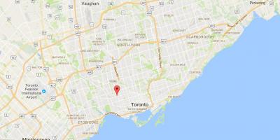 Карта Уоллес Эмерсон район Торонто