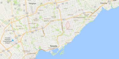 Карта Уэксфорд район Торонто