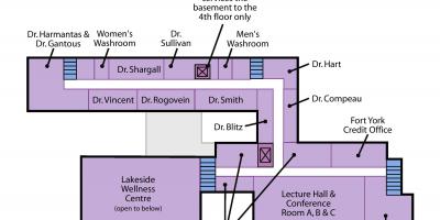 Карта центра здоровья Святого Иосифа Саннисайд Торонто 2