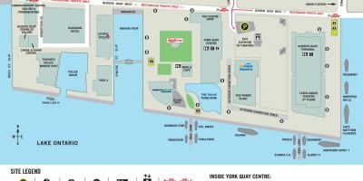 Карта Харборфронт центр в Торонто