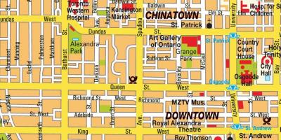Карта Чайнатаун Онтарио
