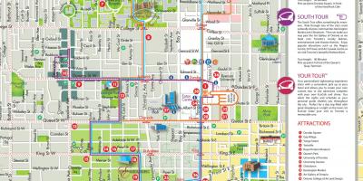 Карта Эко-такси экскурсии Торонто