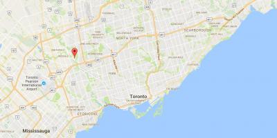 Карта Вязы район Торонто